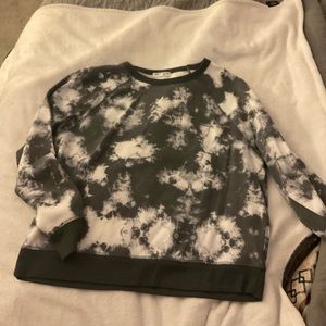 Charcoal Grey & White Sweatshirt